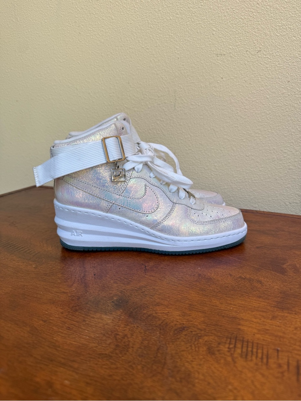 Nike Lunar Force 1 Sky Prm QS High Iridescent Women's Size 8